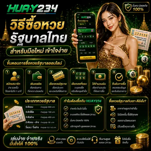 วิธีซื้อหวยรัฐบาลไทย สำหรับมือใหม่ เข้าใจง่าย
