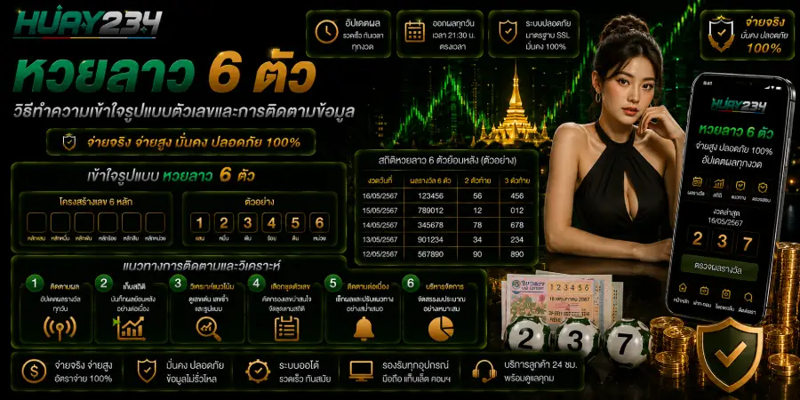 หวยลาว 6 ตัว วิธีทำความเข้าใจรูปแบบตัวเลขและการติดตามข้อมูล